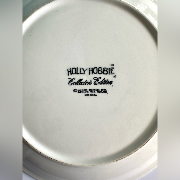 Vintage Holly Hobbie 1972 Collector’s Edition American Greeting Plate - Picture 5 of 6